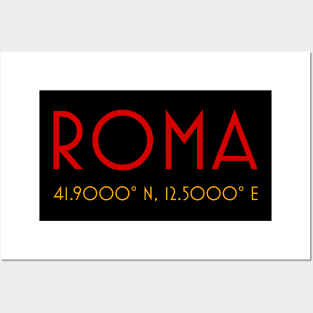 Rome Coordinates Posters and Art